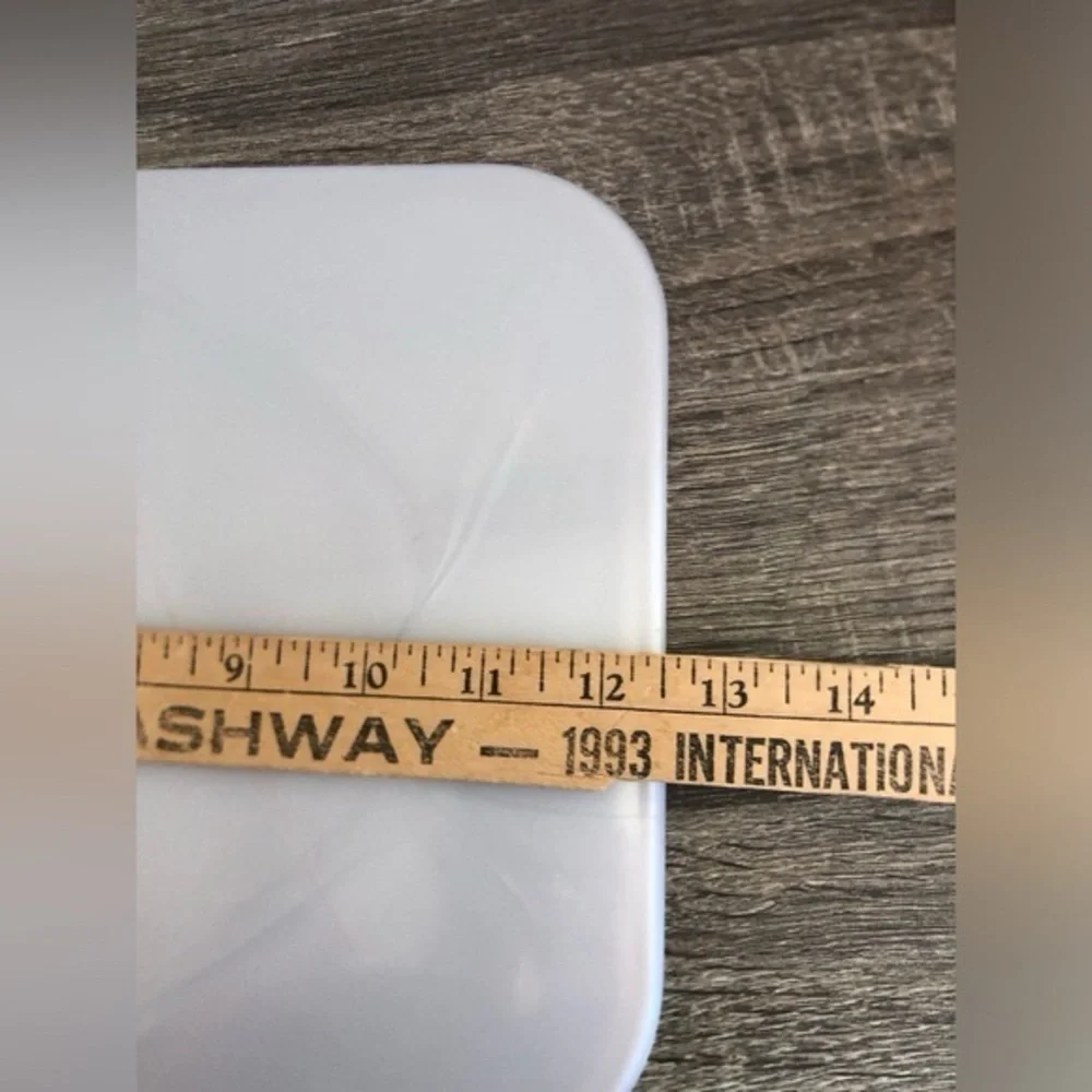 Vtg Handheld Mirror with Grey Handle